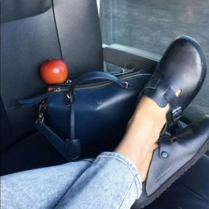 Birkenstock Boston Clogs - Navy